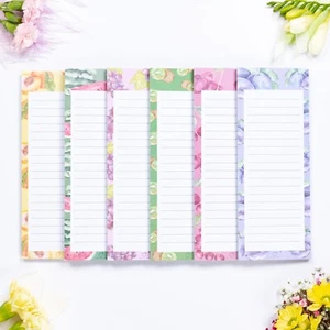 Peach Tree Shade Fruitnotes Magnetic Notepad Shopping ToDo Grocery List 60pg 6pk - Picture 1 of 7