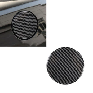 Carbon Fiber Texture Add-on Gas Fuel Door Cover Cap For Chevrolet Camaro 2010-15 - Picture 1 of 12