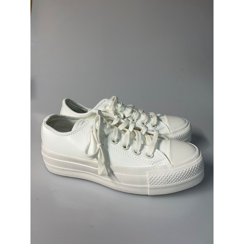 Converse Chuck Taylor All Star Life Ox Bianco Bianco 564429c Donna Taglia 5