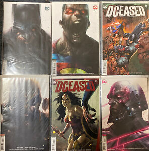 DCeased #1-6 DC Comics Complete Series 4 Francisco Mattina Cover Variants