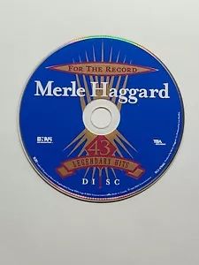 Merle Haggard - 43 Legendary Hits CD ONLY CD NRMT - Picture 1 of 2