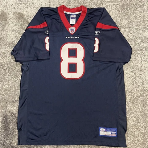 Reebok NFL Houston Texans David Carr Football Jersey Mens XL 52 Cover