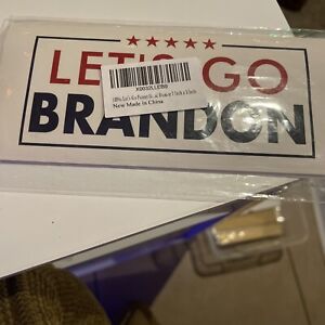 let’s go Brandon bumper sticker  NEW (see Description Below)￼