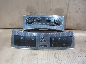 2004 MERCEDES CLK 320 C209 Avantgarde 2DR A/C CLIMATE CONTROLS & HAZARD SWITCH - Picture 1 of 4