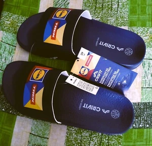 Pantofole ciabatte da bagno Lidl Trek uomo donna blu - Foto 1 di 2