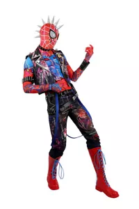 Spider-Man Across the Spider-Verse Spider Punk Hobart 'Hobie' Brown Mens Cosplay - Picture 1 of 51