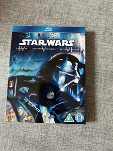 Star Wars Trilogy: Episodes IV, V and VI Blu-ray UK RELEASE REG 2 - Picture 1 of 3
