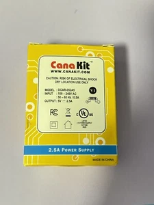 Canakit 2.5A 5V Raspberry Pi 3 B+ Power Supply - Zdjęcie 1 z 6