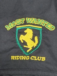 Wrangler Mens 3XL Black Western Shirt MOST WANTED RIDING CLUB Waco TX S/S Button - Picture 1 of 8