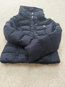 Abercrombie Kids Hooded Down Jacket Size X Large Navy Puffer Coat Youth - Picture 1 of 3