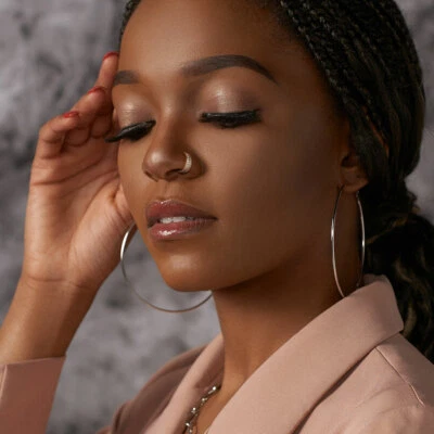 Двойная подкладка CZ мощеный сгибаемый уха хряща Daith Tragus спирали обруч нос кольца  - Изображение 1 из 4