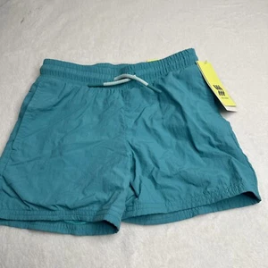 Boys' Hybrid Volley Shorts -All In Motion Green Boys Size 4/5T Xsmall - Picture 1 of 12