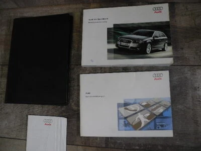 Audi A3 8P Sportback Manual de Instrucciones Cuero Libro a Bordo 252.561.8PA.00 - Imagen 1 de 2