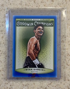 RYAN GARCIA  👑“ROOKIE” CARD. UNDEFEATED 23-0 ✨RARE✨ ROYAL BLUE PARALLEL CARD