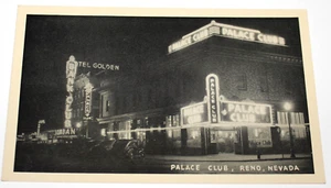 40's Palace Club Reno Nevada Postcard PA1/3 - Picture 1 of 3