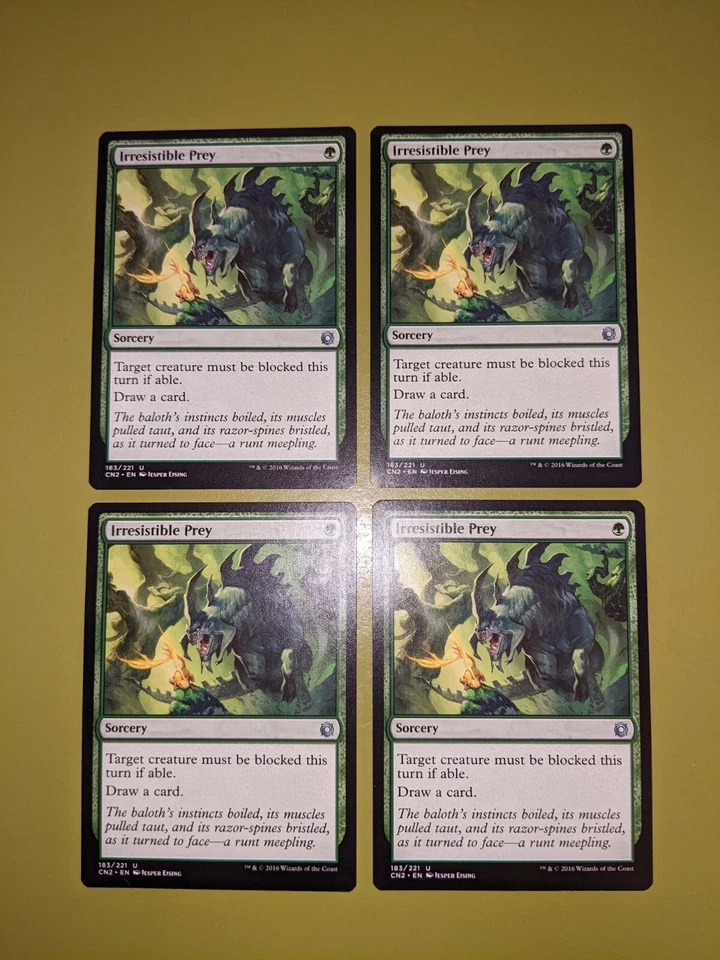 Irresistible Prey x4 Conspiracy: Take the Crown 4x Magic the Gathering MTG - Image 1 of 1