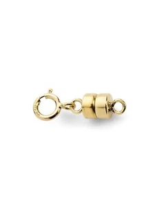 14k Gold Filled 4.5mm Magnetic Clasps Converter with 5mm Spring Ring #6305-9 - Picture 1 of 3