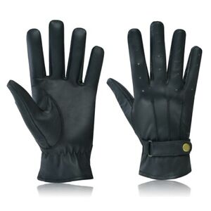 MENS DRIVING GLOVES UNLINED TOP QUALITY SOFT GENUINE REAL LEATHER GOATSKIN UK