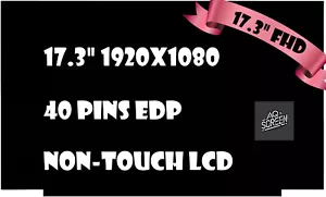 165hz QHD Display f Acer Nitro 17 Model N23Q4 AN17-51-70CB LCD LED 17.3" Screen - Picture 1 of 7