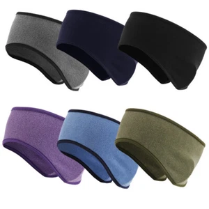 1/2X Fleece Ear Warmers Headband Winter Running Yoga Ski Ear Muffs for Men Women - Picture 1 of 39