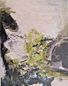 Zao Wou-Ki 趙無極 sin título litografía original 1971 composición abstracta - Imagen 1 de 3