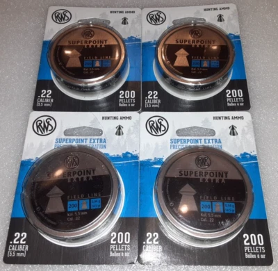 Pellet RWS Superpoint Extra Field Line .22 14,5 gr 800 ct. Foto 1 de 2