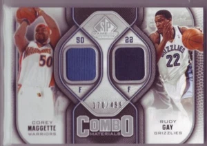 Corey Maggette / Rudy Gay 2009/10 Combo Materials Jersey-Card #/499 - Bild 1 von 1