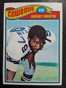 1977 Topps Harvey Martin #427 football card Dallas Cowboys