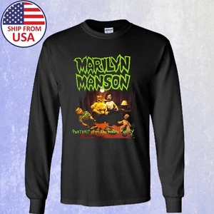 Marilyn Manson Portrait of an American Family Langarm schwarz Größe S-2XL - Bild 1 von 1