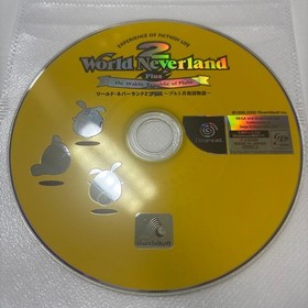 WORLD NEVERLAND 2 PLUS Sega Dreamcast Disc Only Used Tested Japanese ver