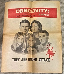 Chairman Assemblyman E Richard Barnes / OBSCENITY A REPORT 1966 - Picture 1 of 2