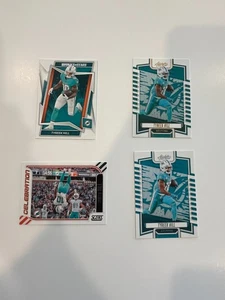 Tyreek Hill 4 Card Lot - Absolute Orange + Score Celebration Insert - Dolphins - Picture 1 of 9