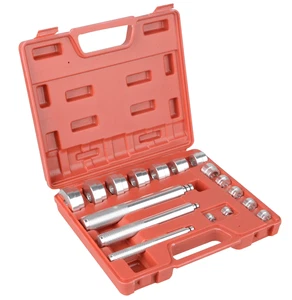 17pc Aluminum Wheel Bearing Race Seal Bush Driver Set Garage Tool Kit - Picture 1 of 4