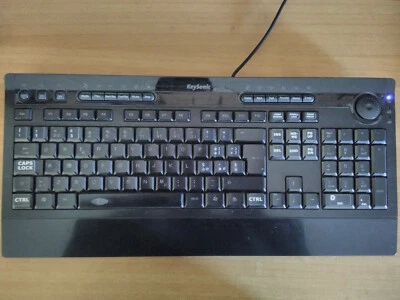 Tastiera Keysonic KSK-8001 DE Black + Adesivi - Immagine 1 di 2