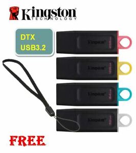 Kingston 128GB 64GB 32GB Pen Drive lot Memory Stick Key DTX Exodia USB 3.2 Flash