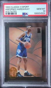 Clásico 4 Sport Anfernee Penny Hardaway 1993 acetatos RC PSA 10 gemas como nuevo POP 7 - Imagen 1 de 4