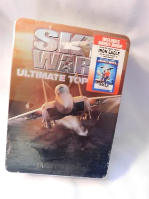 Sky Wars Ultimate Top Guns DVD Set in Tin Box with Bonus Iron Eagle 5 Movie Foto 1 de 3
