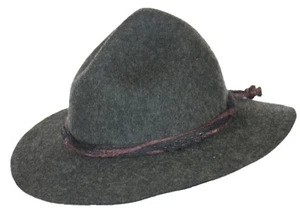 Trachtenhut Ur-Tiroler grober Kordel Dreispitzform Kultig zur Lederhose anthra - Bild 1 von 4