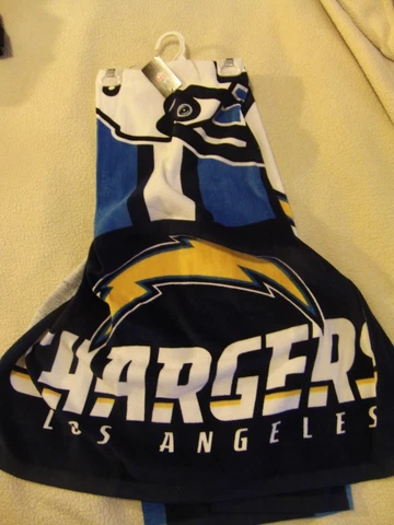 NFL Los Angeles Chargers Beach Towel~30" x 60"~New with Tags Cover