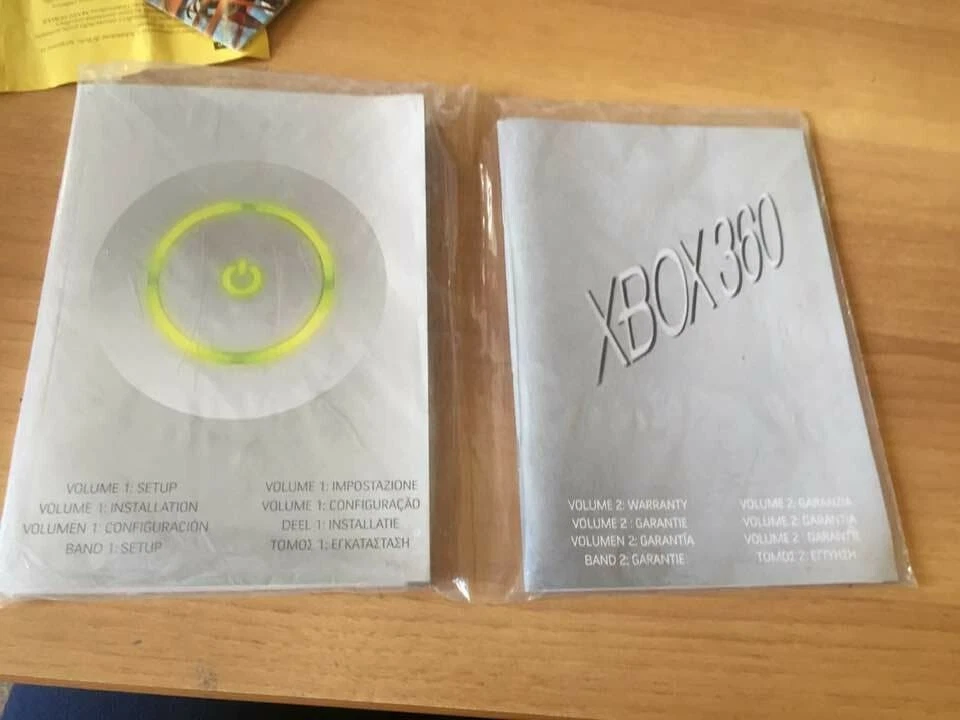 manuali xbox 360, nuovi mai spellicolati  - Immagine 1 di 1