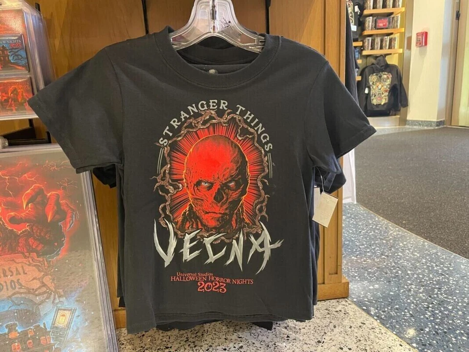 Camiseta Vecna Youth L Stranger Things HHN Halloween Horror Nights 2023! Novo com etiquetas - Imagem 1 de 1