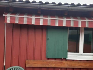 Ferienhaus/Tinyhouse, vollholzmasiv mit Gastherme, Türen Fenstern Sat-TV , Küche - Bild 1 von 11