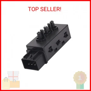 Front Left Driver Side 6 Way Seat Adjustment Switch Compatible with Chevy Silver - Picture 1 of 2