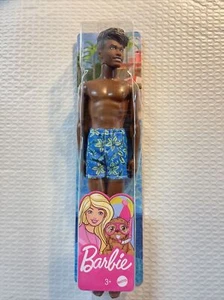 Barbie Ken Fashionista African American Beach 12" Muscular Doll Mattel - Picture 1 of 3
