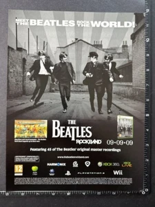 THE BEATLES - ROCK BAND 8X11" Magazine Advert M77 - Imagen 1 de 1