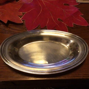WM Rogers 919 Silber Vintage Oval Servierplatte - Bild 1 von 5