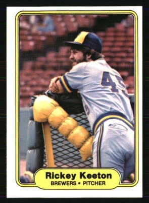Rickey Keeton 1982 Fleer #146 BASEBALL Card - Image 1 of 2