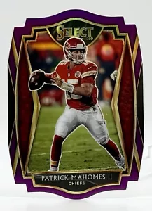 2020 Select Premier Level Purple Prizm Die-Cut #130 Patrick Mahomes II Cheifs - Picture 1 of 2