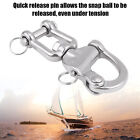 GSA 316 Stainless Steel Jaw Swivel Snap Shackle For Sailboat Spinnaker Halyard