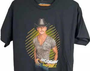 Autentica etichetta Tim McGraw Tour 2022 grande Tim McGraw, città elencate sul retro - Foto 1 di 6